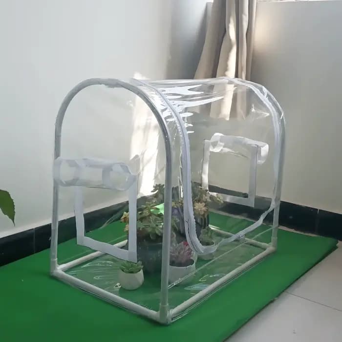 Couverture de serre Portable en PVC, assemblage facile, Mini serre de croissance pour plantes, isola
