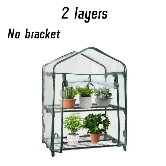 Mini-serre de jardin en PVC à cinq niveaux, abri de culture extérieur, avec couverture en PVC, pour 