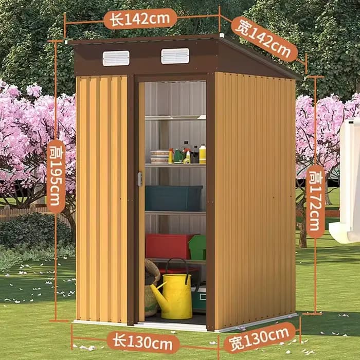 Abri de rangement extérieur, salle d'outils de jardin étanche, pièce Simple Mobile, salle utilitaire