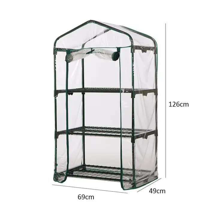 Bâche de remplacement pour serre, imperméable, transparente, robuste, pour jardin extérieur, protect