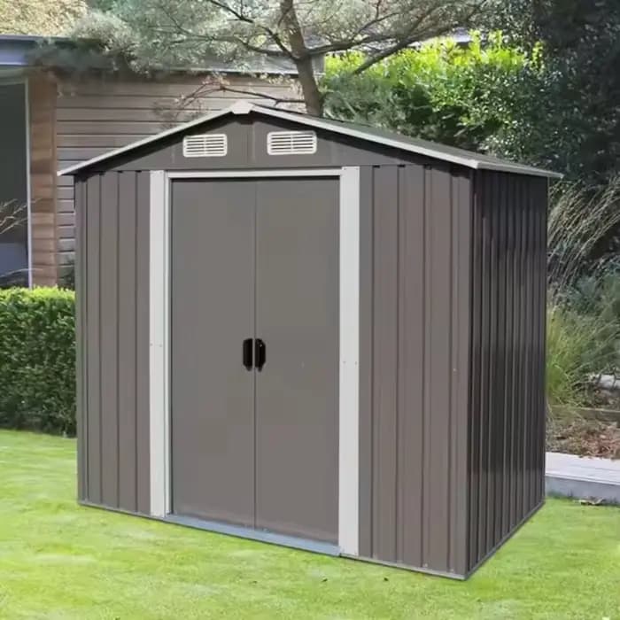 Abri de jardin en acier pour rangement extérieur étanche