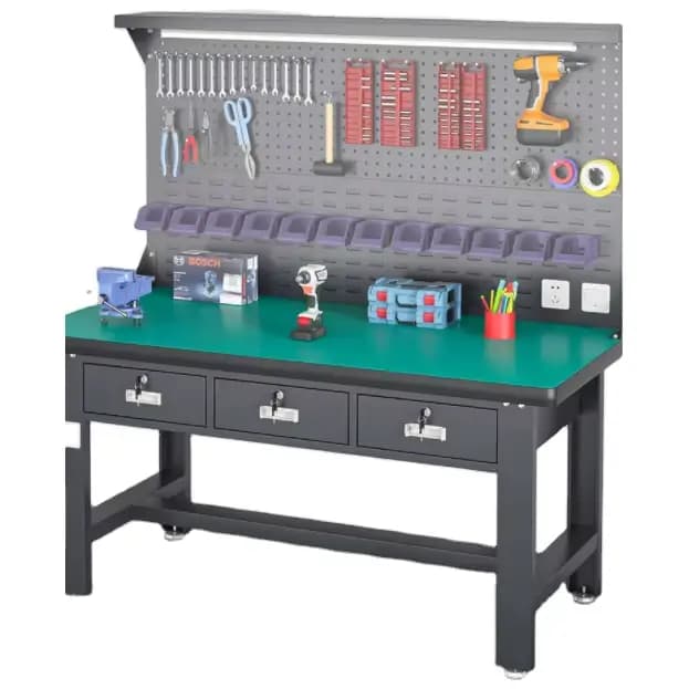 Système de stockage de garage d'OEM personnalisable d'armoire à outils en métal d'atelier en acier a