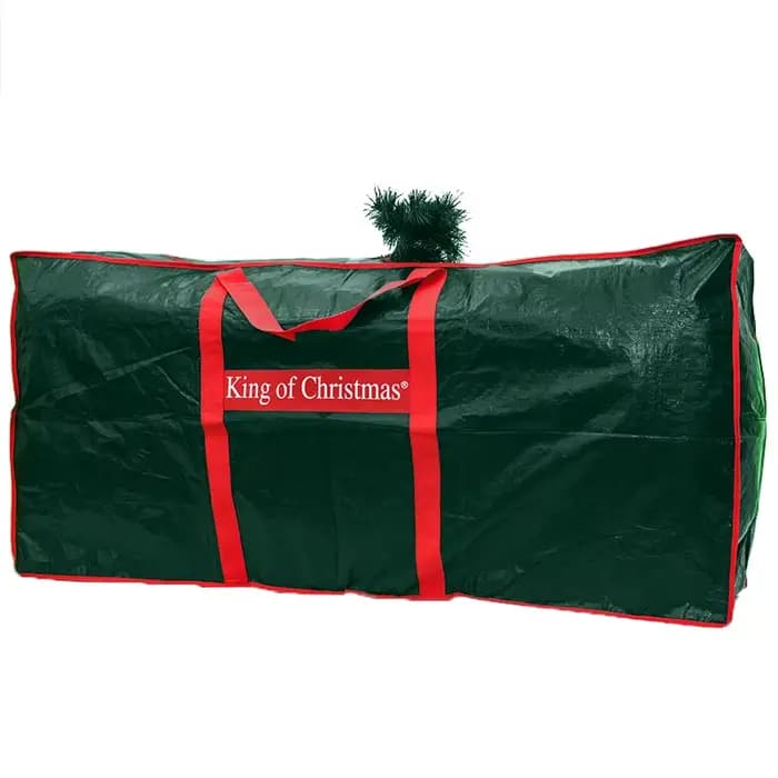 Sac de rangement pour arbre de noël, arbres de noël artificiels avec poignées renforcées durables, d