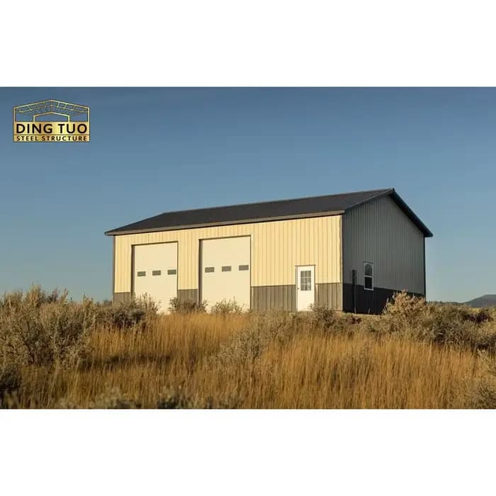 Garage en structure légère en acier, livraison rapide, taille personnalisable, pour le stockage de v
