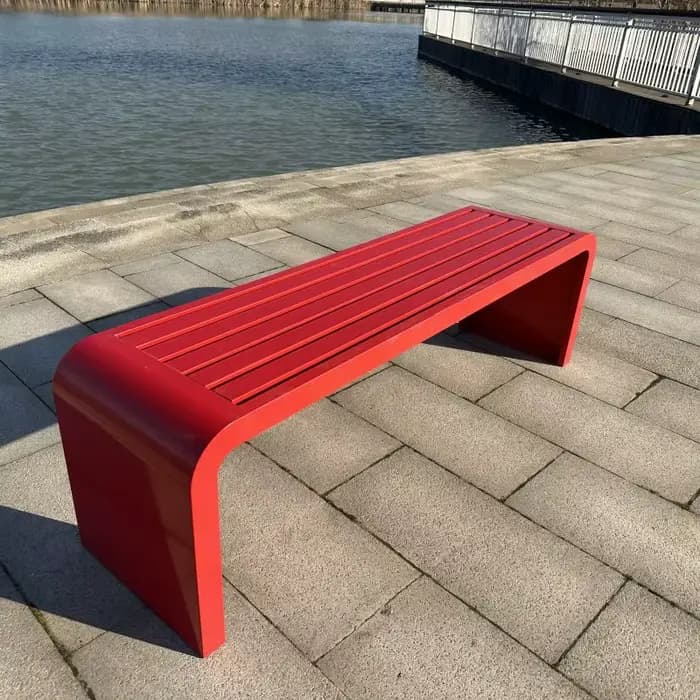 Bancs de loisirs pour parcs, bancs de repos pour cours extérieures et terrains de sport, sièges pour