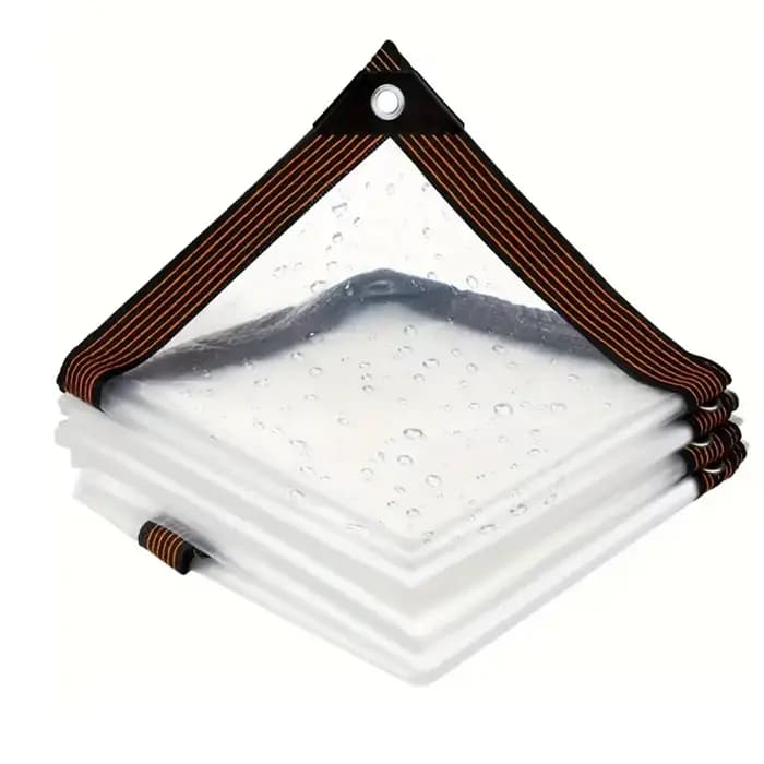 Bâche transparente en polyéthylène pour jardin, tissu isolant imperméable pour couvrir les poulaille
