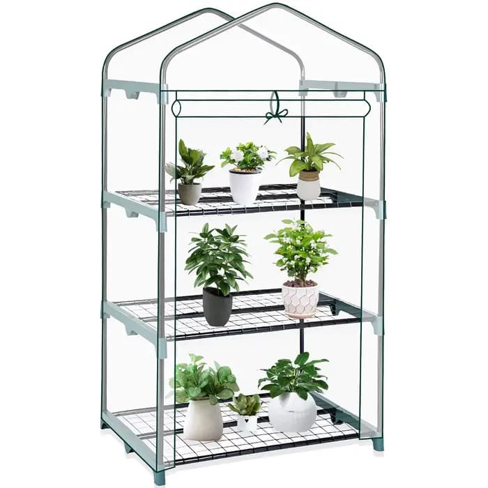 Serre de jardin transparente, résistante aux intempéries, couverture de maison pour cultiver des pla