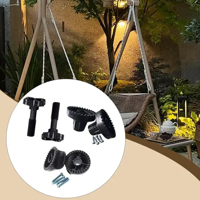 Kit de structure de balançoire de jardin, résistant à l'usure, installation rapide, partie de poutre