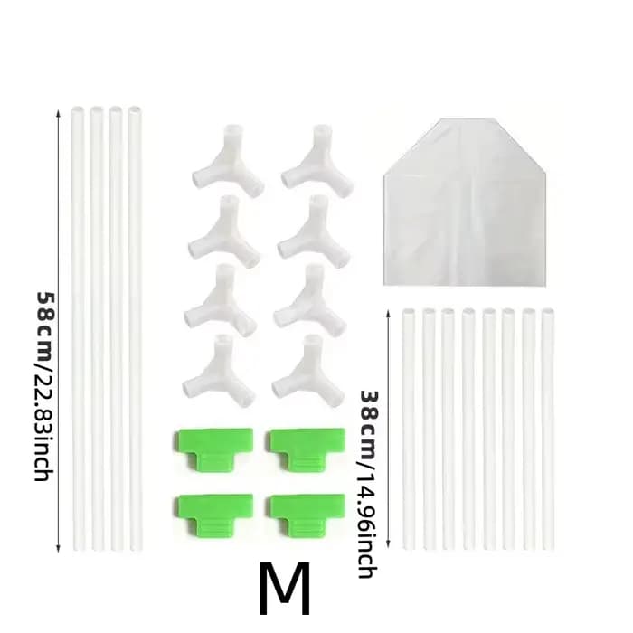 Mini serre pour extérieur et intérieur, abri pour plantes isolé et étanche avec housse PE pour l'hiv