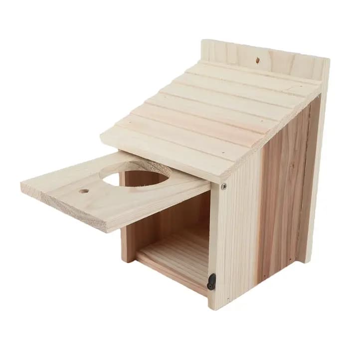 Nichoir extérieur en bois avec debout, naturel et sûr, bricolage, boîte d'élevage, le plus récent