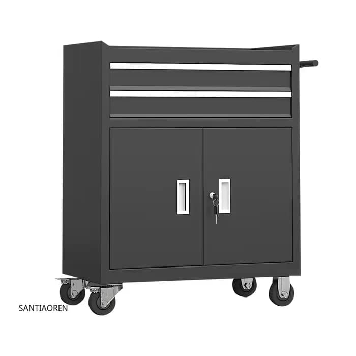 Armoire à outils de Garage robuste en acier inoxydable, avec roulettes, organisateurs de rangement d