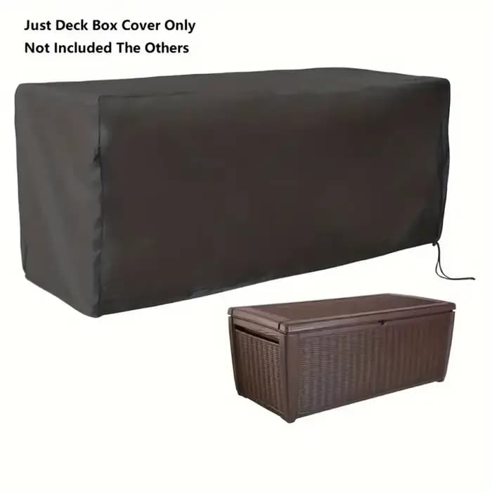 Housse de boîte de terrasse de patio extérieur toutes saisons – Protection imperméable, résistante a