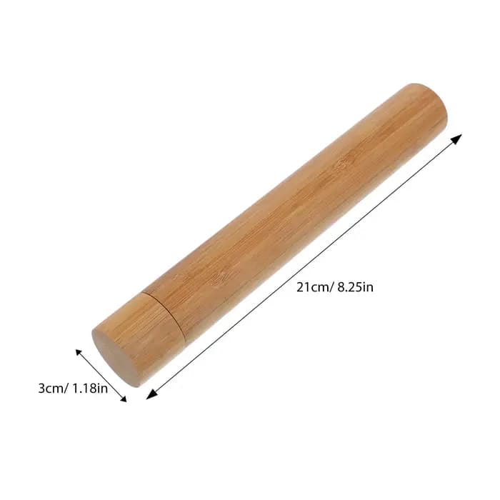 Tube de stockage en bambou