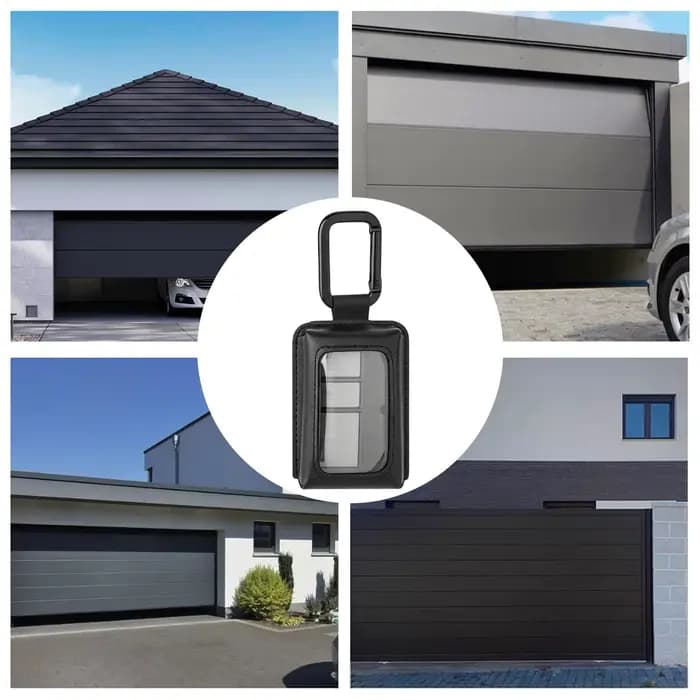 Support universel portable anti-perte pour télécommande de porte de garage avec mousqueton