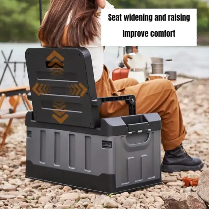 Boîte de rangement extérieure 60l