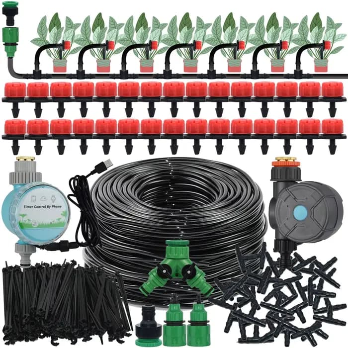Système d'irrigation goutte à goutte KESLA Greenhouse 5-50M