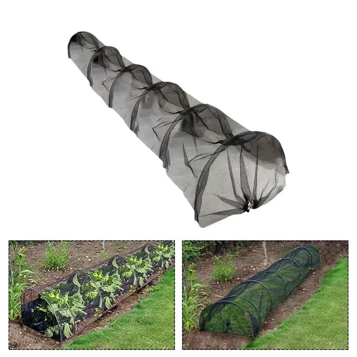 Tunnel de jardin serre agricole maille noire
