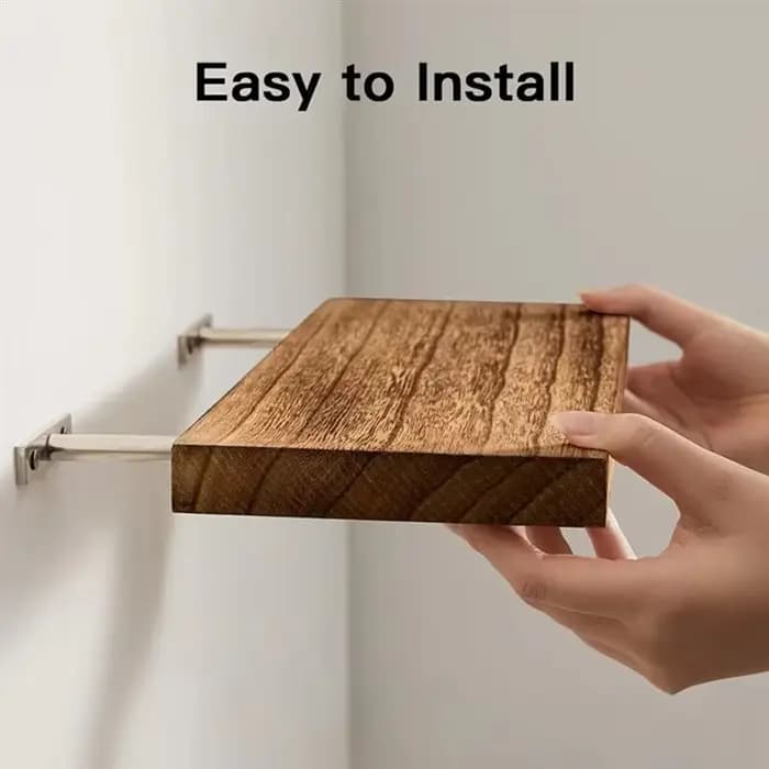 Étagère murale en bois pour balcon