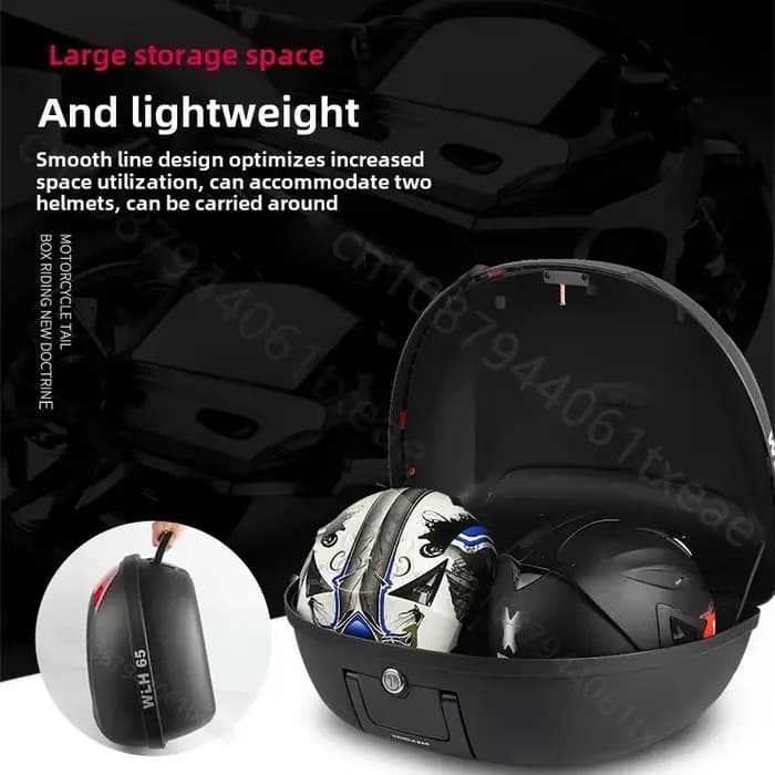 E65 52L coffre extra large moto