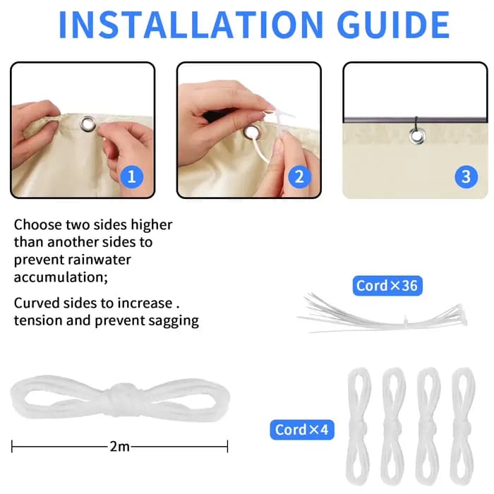 Couverture imperméable pour Pergola