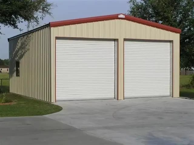 Abri de stationnement extérieur pliable préfabriqué en métal