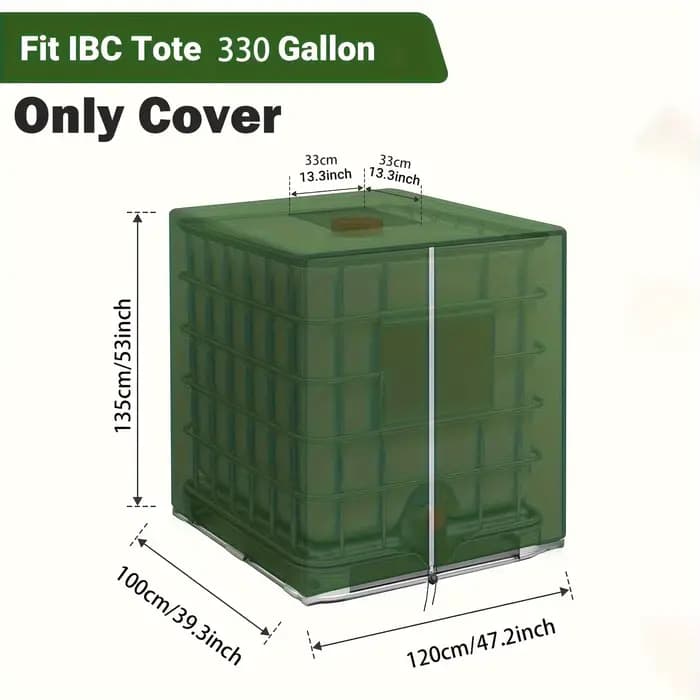 Housse pour conteneur IBC de 1000 L