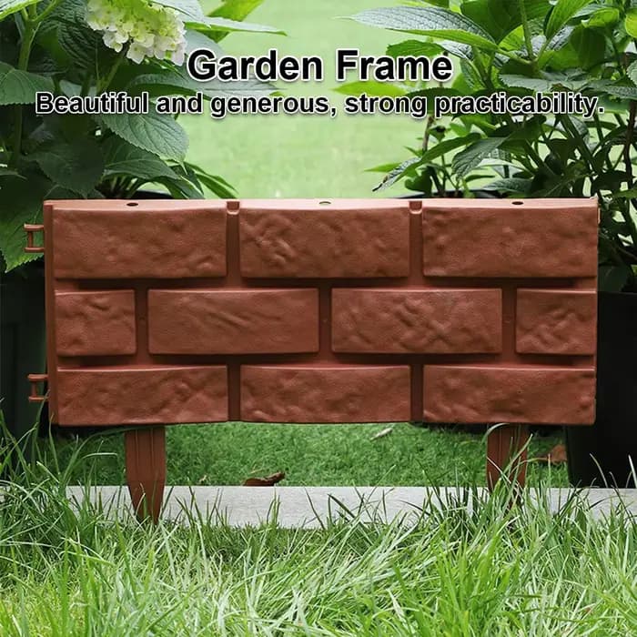 Bordure de Jardin en Brique de Charbon