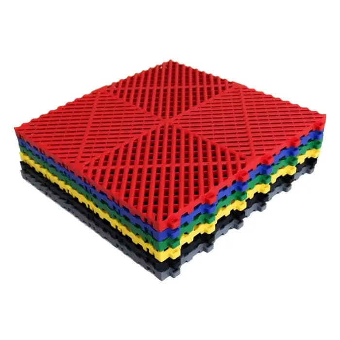Carreaux de verrouillage de plancher de garage Carrelage modulaire robuste PP