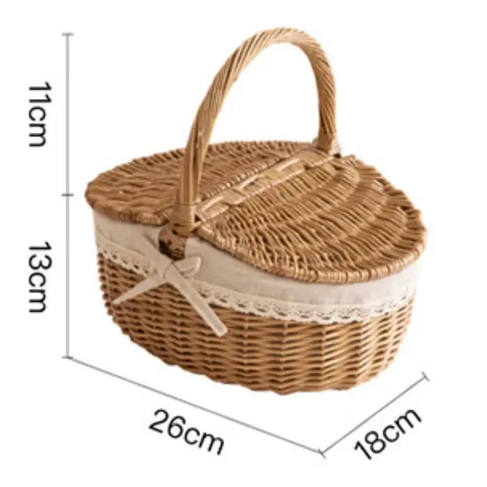 Panier de rangement tissé