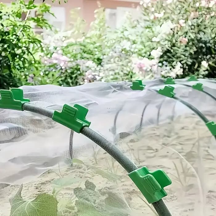 Clips de Film de serre en plastique vert