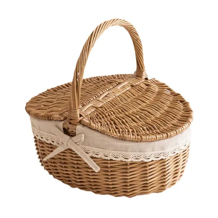 Panier de rangement tissé
