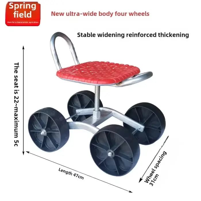 Chariot de jardinage mobile multifonctionnel pour serre
