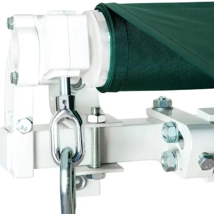 Auvent pliant rétractable en aluminium