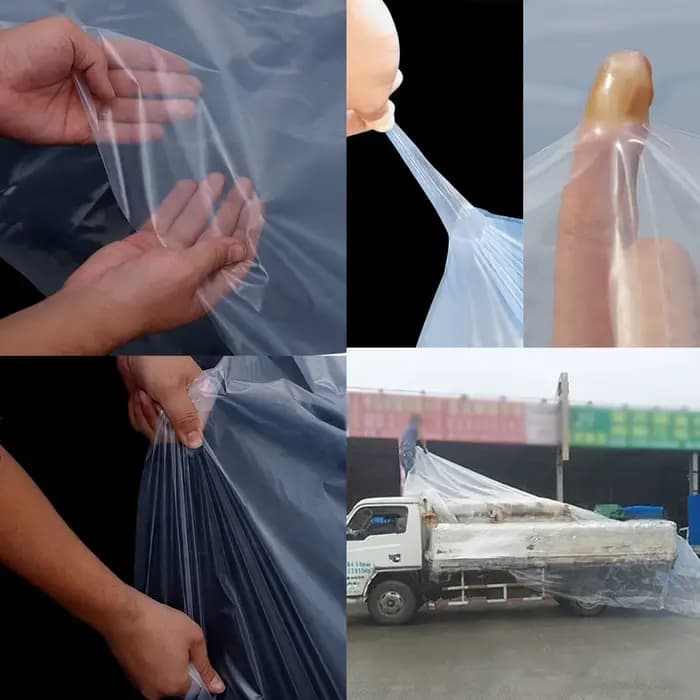 Film plastique transparent pour serre 2x10m