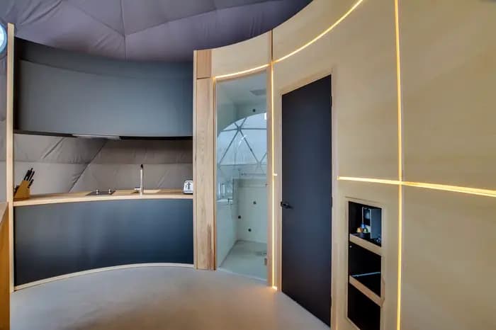 Serre géodésique de luxe pour l'extérieur