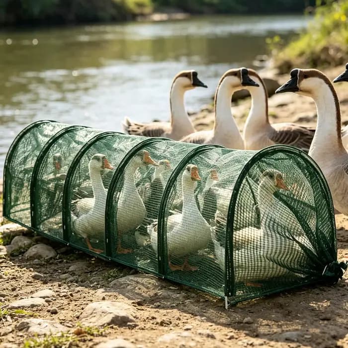 Serre tunnel de jardin portable pour poulets