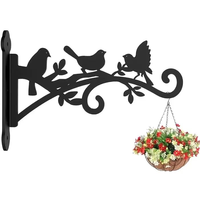 Cintre mural en métal pour plantes