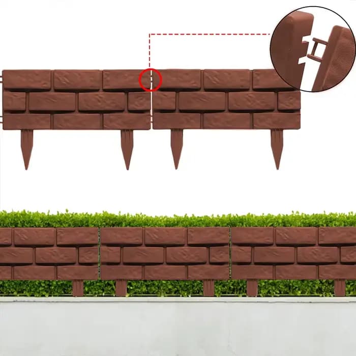 Bordure de Jardin en Brique de Charbon