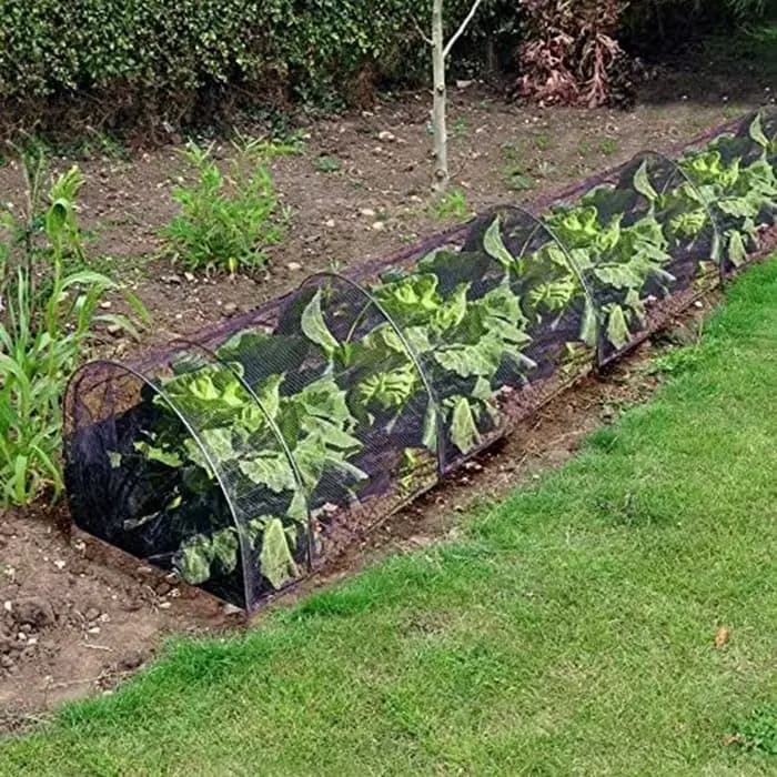 Tunnel de jardin serre agricole maille noire