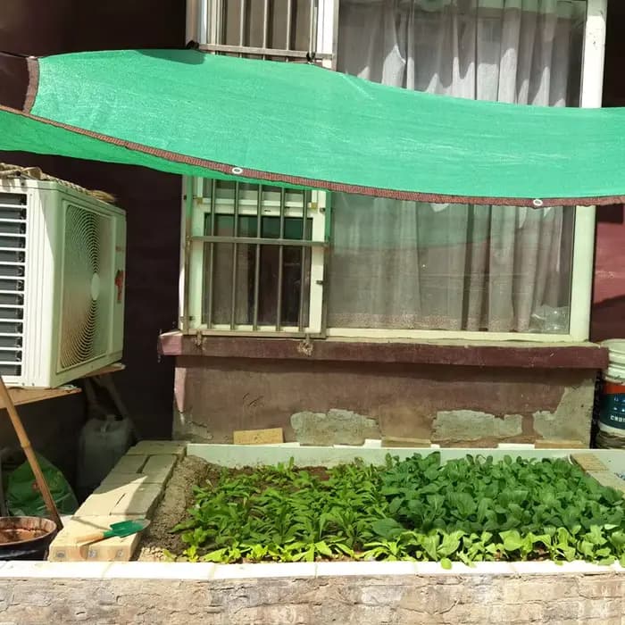 Filet pare-soleil vert anti-UV en HDPE