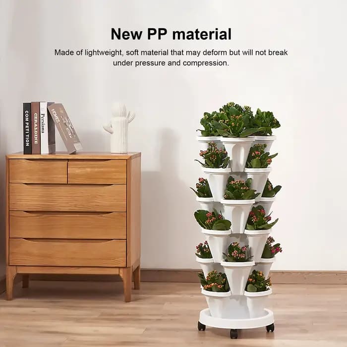 Jardinière verticale empilable