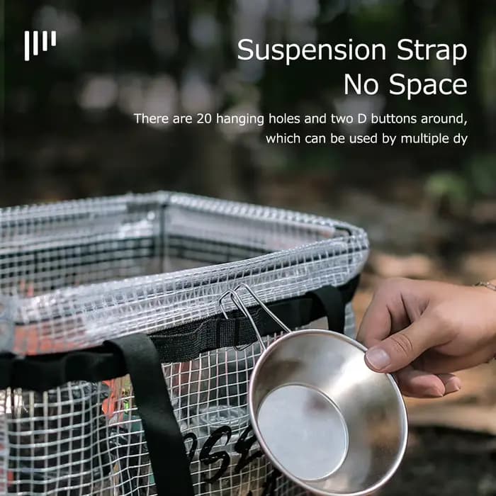 Boîte de rangement portable pour le camping