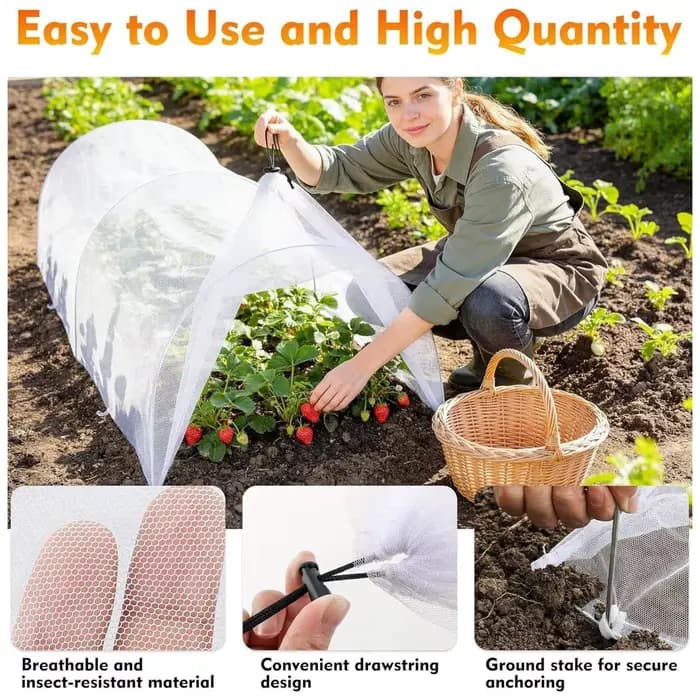 Couvertures de rangs de jardin 4FT