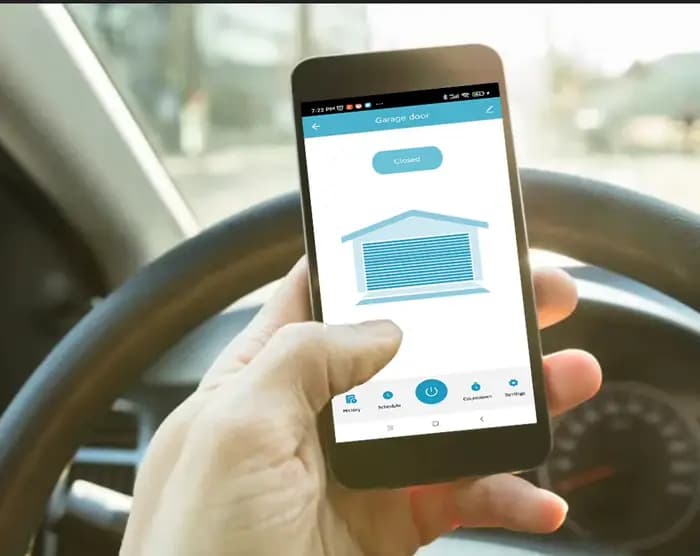 Contrôleur d'ouverture de porte de garage intelligent