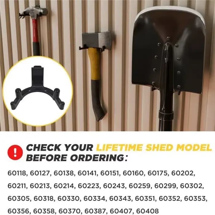 Shed – ensemble de crochets à outils