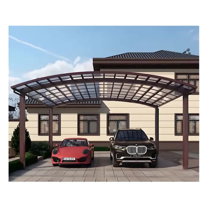 Abri de voiture en polycarbonate robuste