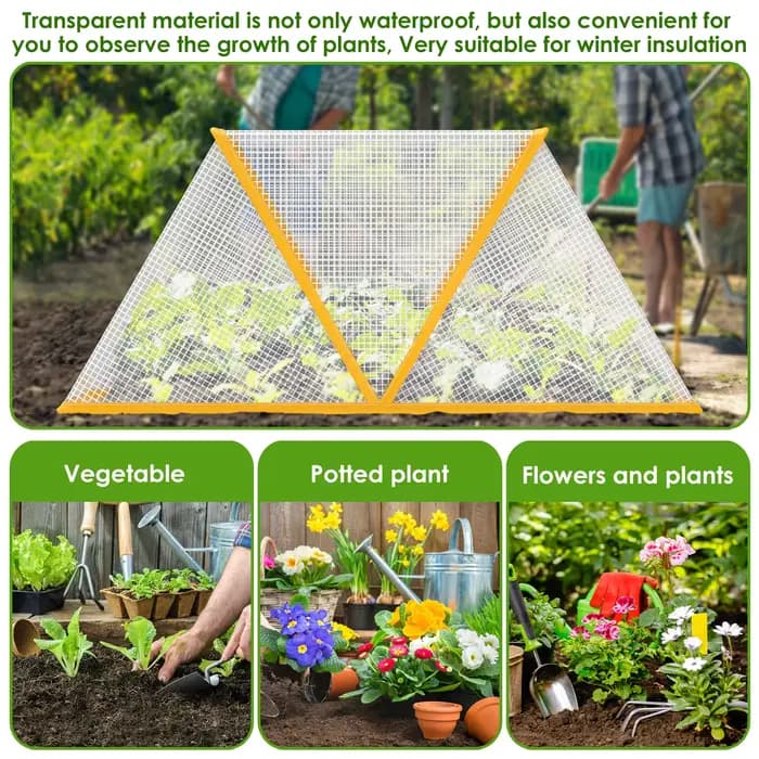Couverture de serre pliable pour jardin