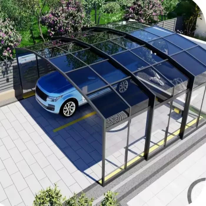 Abri de voiture rétractable et pliable sur mesure