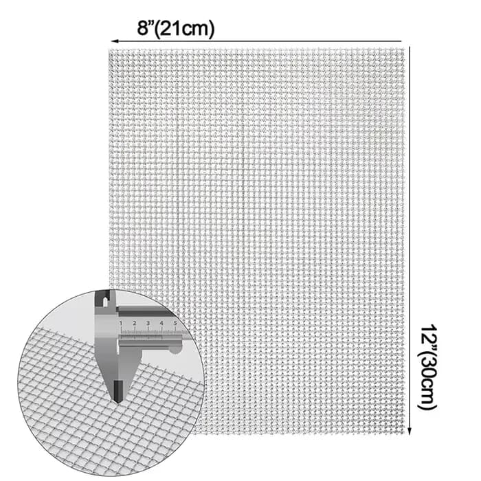 Feuilles de maille métallique robuste en acier inoxydable 304