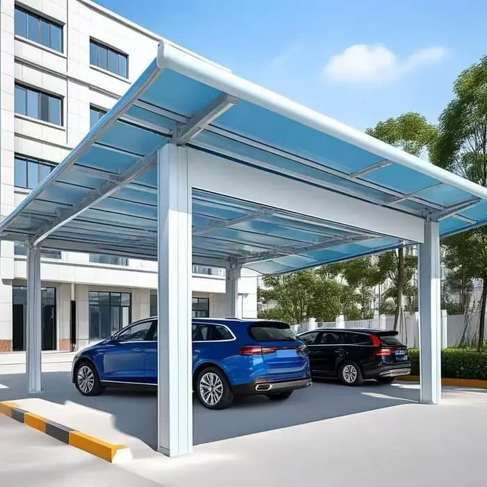 Abri de voiture en polycarbonate